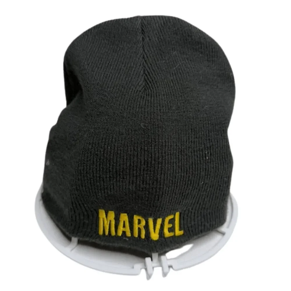 Marvel Men's Comics Skull Ball‎ Cap Hat Beanie Black Fitted One Size